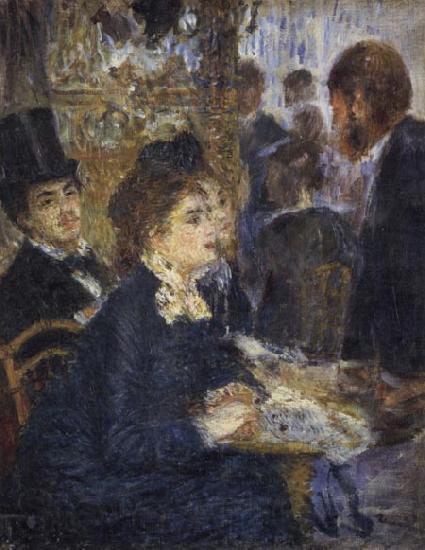 Pierre Renoir At the Cafe France oil painting art